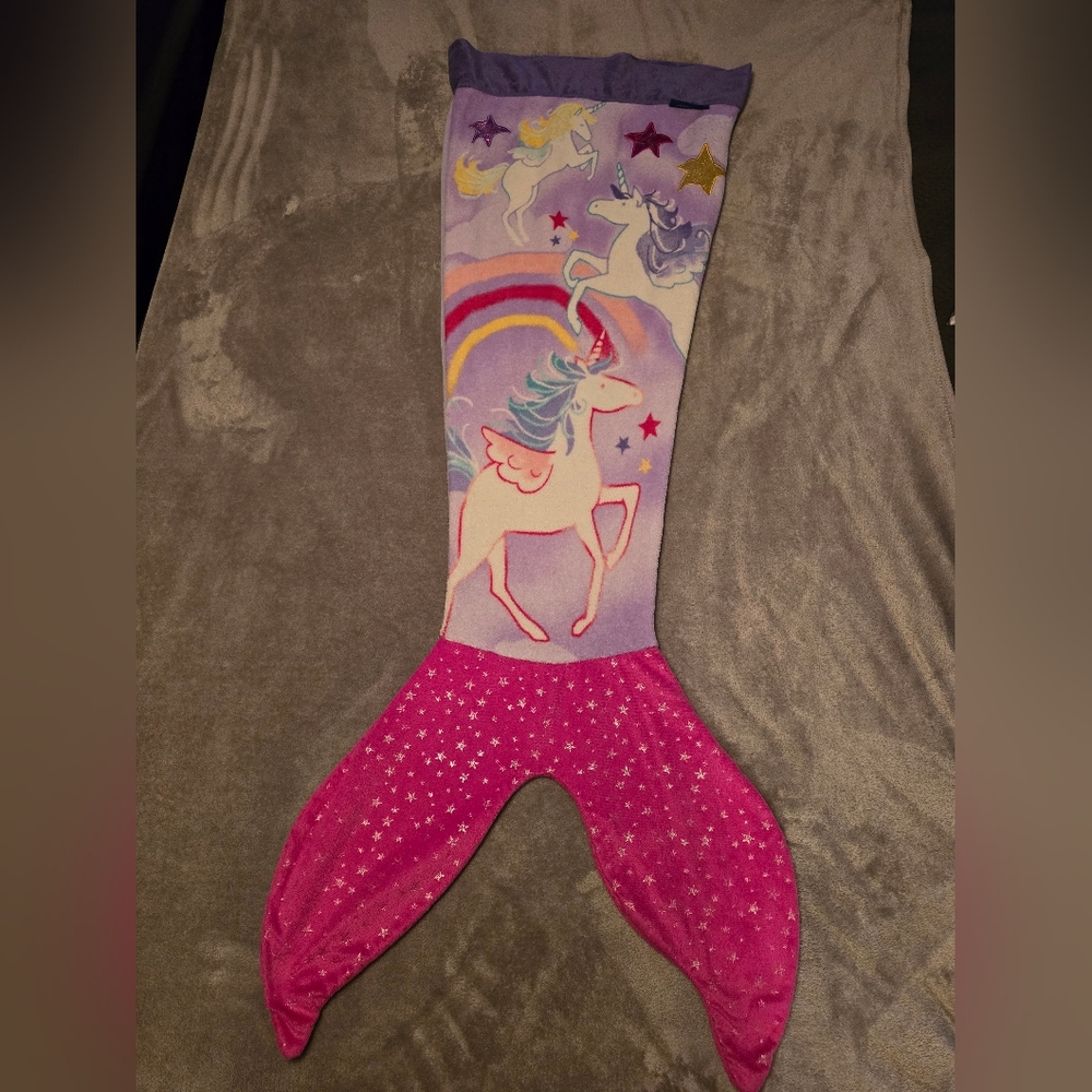 Kids mermaid Tail blanket